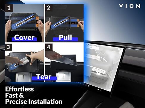 VION 16-Inch Ultra-Clear Screen Protector for 2026 Tesla Model Y Juniper in Saudi Arabia