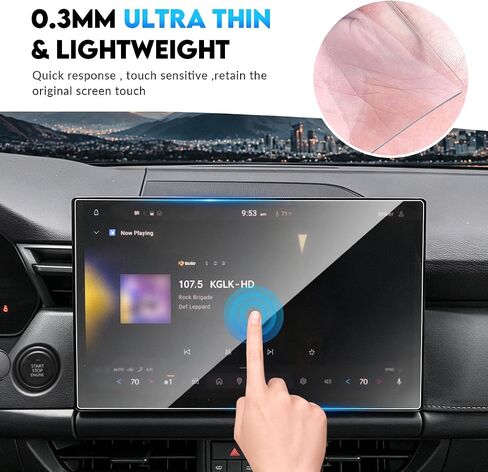 INTGET 12.9 Inch Screen Protector for 2026 Mazda CX5 Accessories Tempered Glass Central Infotainment Touchscreen Protector Navigation Touch Screen Protective Film for 2026 Mazda CX-5 Accessories in Saudi Arabia