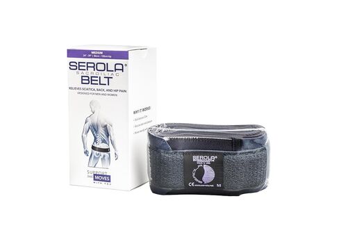 Serola Sacroiliac Belt for SI Joint Dysfunction – (Medium fits 34" to 40") Lower Back, Pelvic & Hip brace for Women & Men | Non-Slip, Adjustable & Breathable Brace in Kuwait