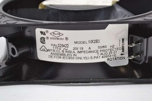 MX2B3 028422 2-pin AC 115V 0.20/0.18A 120x120x38mm Cooling Fan in Kuwait