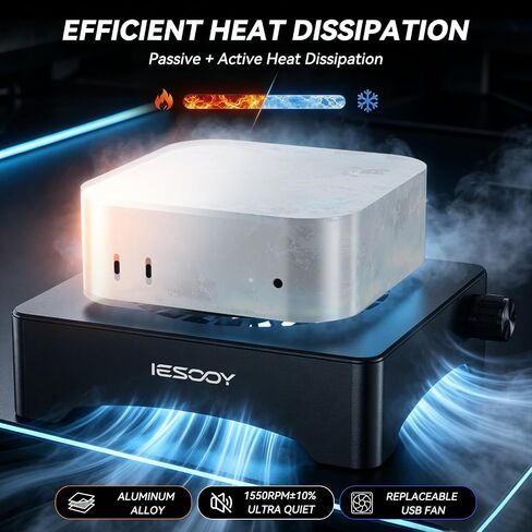 Quiet 120mm USB Cooling Fan with Aluminum Stand in Kuwait