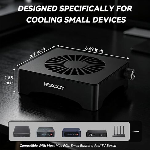 Quiet 120mm USB Cooling Fan with Aluminum Stand in Kuwait