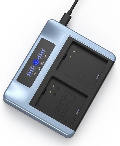 New Upgrade LCD Dual-Screen Display Charger Station for Arlo Pro/pro 2 Battery, Premium Charging Station 18W PD Supports Fast Charging in Saudi Arabia