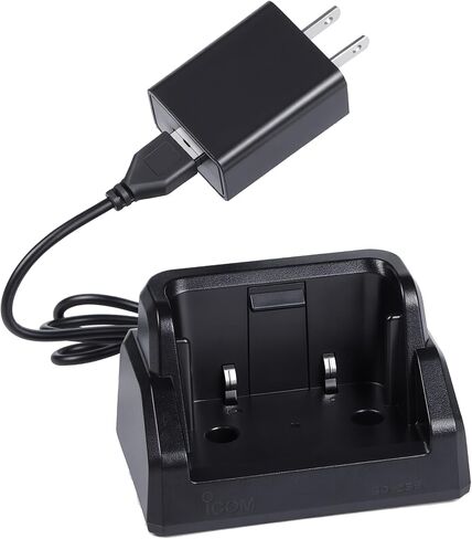 Desktop Charger for IC-M37-M37E Marine Radio with US AC Plug Adapter in Saudi Arabia