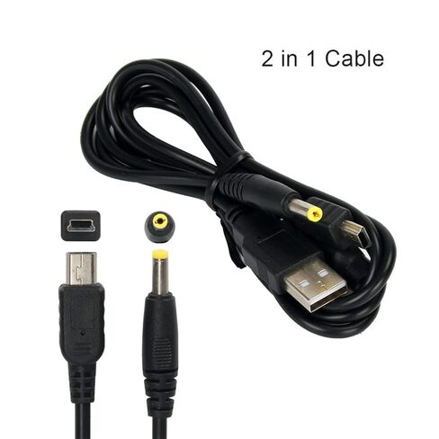 2-in-1 USB Replacement Charger Cable USB Power Cord & Data Cable for Sony for PSP 1000 2000 3000 in Saudi Arabia