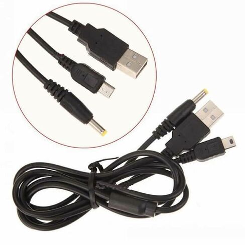 2-in-1 USB Replacement Charger Cable USB Power Cord & Data Cable for Sony for PSP 1000 2000 3000 in Saudi Arabia