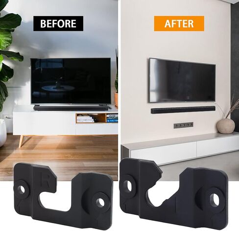 Tendodo 1 Pair of AH96-03064A Wall Mount Bracket for Samsung Soundbar HWJ355 HWJ450 HW-J355 HW-J450 HW-J355/ZA HW-J355/ZP HW-J450/ZA HW-J450/ZP in Saudi Arabia