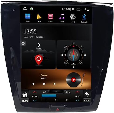 12.1 Inch Android 13 Car Radio for Jaguar XK XKR 2007-2015 Stereo Upgrade Tesla Style Dash IPS Touch Screen Android Auto GPS Navigation Head Unit Audio Multimedia Player(6+128GB) in Saudi Arabia