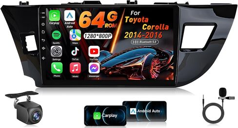 4Core 64G ROM راديو السيارة ستيريو لتويوتا كورولا 2014-2016: 5G-WiFi in Kuwait
