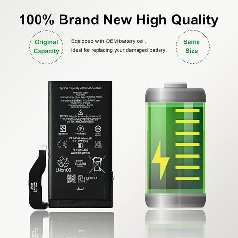 New Upgraded Battery for Pixel 7, GZEBU Replacement Battery Compatible with Pixel 7 GVU6C, GQML3, GO3Z5, with Repair Tools & Instruction, G020I-B in Saudi Arabia
