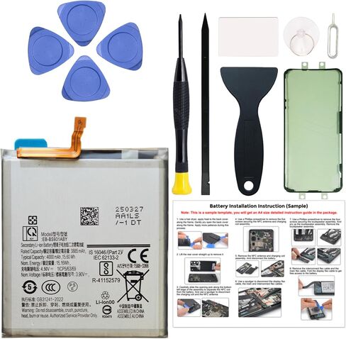 for Galaxy S25 Replacement Battery EB-BS931ABY Compatible with Samsung S25 SM-S931U/U1/W/B/E/N Series, with Instruction & Toolkit in Saudi Arabia