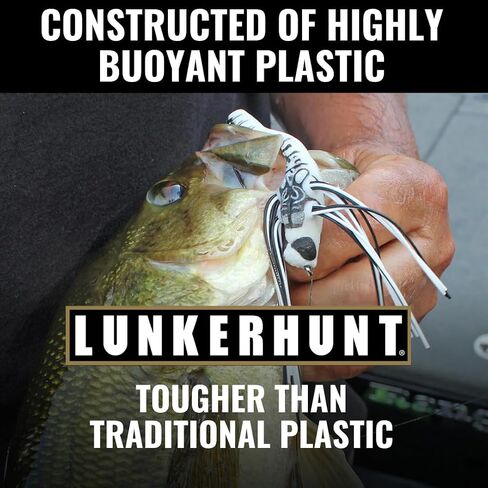 Lunkerhunt Dragonfly Lure | Most Realistic Topwater Insect Fishing Lures for Bass, Double Skirted Wings, Perfect Trouth and Pike Lure, Weedless Bait with Hooks for Outdoor Fishing Tools in Saudi Arabia