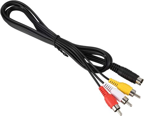 كابل تحويل 1.5 متر 4.9 قدم 3 ذكر إلى 4 دبوس S-Video Male TV PC in Saudi Arabia