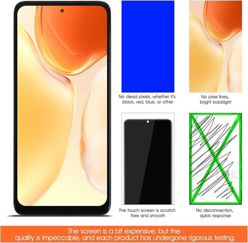 AGCUT for Moto G 5G 2026 Screen Replacement for Moto G 5G 2026 LCD Display XT2613-1 XT2613-2 XT2613V LCD Digitizer Touch Screen Assembly Repair Kits with Frame in Saudi Arabia