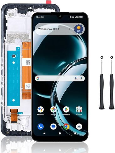 LCD Display Touch Screen Digitizer Frame Assembly Replacement for Cricket Icon Plus 2026 SN333C, AT&T Verge 2 5G SN333A, 6.9 Inch in Saudi Arabia