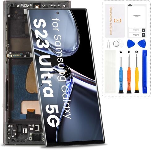for Samsung Galaxy S23 Ultra 5G Screen Replacement with Frame,Incell in Saudi Arabia