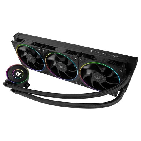 Thermalright Aqua Elite 360 V5 ARGB Black AIO CPU Cooler, PWM Cooler Fans with 2000RPM, High Performance Circular Water Pump, 360mm Radiator, for Intel LGA115x/1200/1700/1851, AM4/AM5 in Saudi Arabia