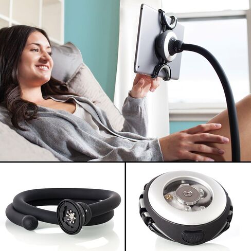 OCTA Spider Monkey - Premium 36" Modular Gooseneck Tablet Mount for iPad Pro, Air, Mini, Galaxy Tab, Surface - Adjustable Stand for Bed, Desk & Couch (for Devices up to 13") in Kuwait