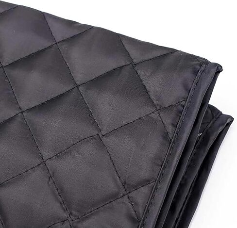 Coffee Maker Cover - Waterproof Cotton Cloth Coffee Maker Dust Cover Washable Foldable Kitchen Appliance Covers with 2 Storage Bags (Black) in Kuwait