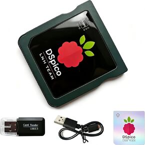 عربة فلاش DSPico DS - بطاقة ألعاب مصبوبة بالحقن (غير مطبوعة ثلاثية الأبعاد)، عربة فلاش RP2040 مفتوحة المصدر مع تحميل عالي السرعة 6 ميجابايت/ثانية، سهولة التوصيل والتشغيل، ملاءمة دقيقة لن تلحق الضرر بوحدة التحكم - أسود in Kuwait