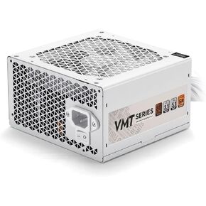 darkFlash VMT 850W ATX 3.1 Power Supply, 80 Plus Bronze Certified Gaming PSU, PCIe 5.1 Ready, 120mm FDB Fan, Japanese Capacitors, LLC + DC-to-DC, Non-Modular 850 Watt PSU with 5-Year Warranty, White in Saudi Arabia