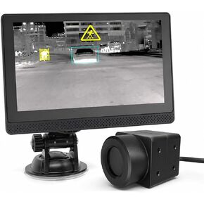 Thermal Camera for Cars, 256 x 192 Automotive Thermal Night Vision System with 685ft Long-Range Vision, AI Recognition of People/Vehicles/Animals IP69 Waterproof in Saudi Arabia