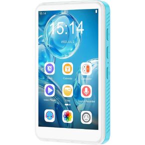 SWOFY 160GB MP3 Player with Bluetooth and WiFi – D08 Music Player with Spotify,Pandora,Audible,FM Radio, 4" Touchscreen, Built-in Speaker, Android 13 .0 MP4 Player Supports Play Store in Kuwait