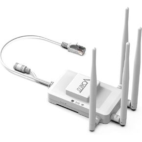 Vonets 1800Mbps WiFi to Ethernet Adapter 5.8GHz Wireless Bridge, 2-Port Gigabit PoE Compatible, WiFi Bridge for 4K Streaming/Gaming/Smart TV, Home/Enterprise Multi-Mode Use in Kuwait