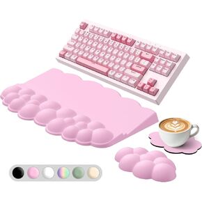 Sushret Cloud Wrist Rest with Keyboard Stand, Keyboard Riser with Wrist Pad in Kuwait