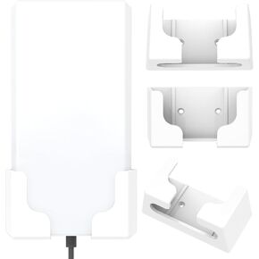 Starlink Gen 3 Power Supply Wall Mount - Secure Adhesive & Screw Mount Bracket Holder with Cable Management, Compatible with Starlink Standard Gen 3 Power Adapter in Kuwait