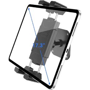 Aluminium iPad Wall Mount Holder, Adjustable for 4.7-17.3" Devices in Kuwait