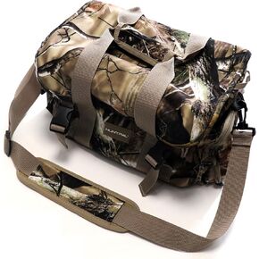 HUNTPAL Hunting Blind Duffle Bag with Insulated Lining, Tactical Shooting Range Bag with Phone Pouch (Waterfowl Camo) in Kuwait