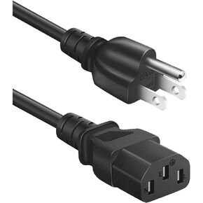 Gaming PC Power Cord for iBuyPower HP Dell STGAubron CyberpowerPC Skytech Thermaltake, Replacement Desktop Computers Power Cable(6 Ft) in Saudi Arabia