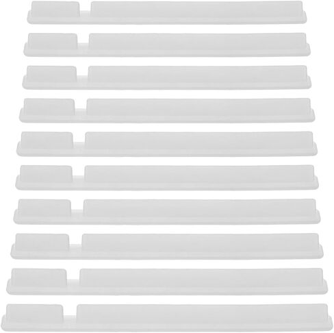 Kisangel 10pcs PCI Slot Dust Plug Silicone Anti-Dust Caps for Motherboard and GPU Interface, PC Slot Covers for Desktop Workstations, Transparent, 2.8x0.3x0.2in in Saudi Arabia