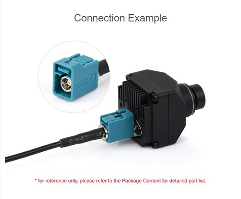 TUOPUONE Fakra Z-Coded Dual Female Waterproof Coaxial Cable, Compatible with GMSL1/2 Cameras in Saudi Arabia