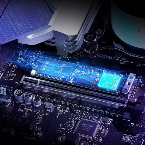 محرك أقراص الحالة الصلبة الداخلي XPG Mars980Blade PCIe5.0 NVMe M.2 2280 - قراءة تصل إلى 14,000 ميجابايت/ثانية، PCIeGen5 x4 SSD (SMAR-980B-1TCS) in Kuwait