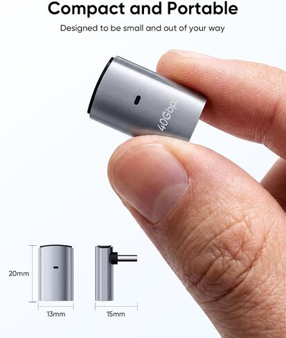 Kuulaa 240W USB C 90 Degree Right Angle Adapter 3 Pack, [8K 60Hz, 240W 40Gbps] Male to Female Adapter Extender Compatible Thunderbolt 4 for Steam Deck, ROG Ally, MacBook, Switch 2, iPhone 17/16 in Kuwait