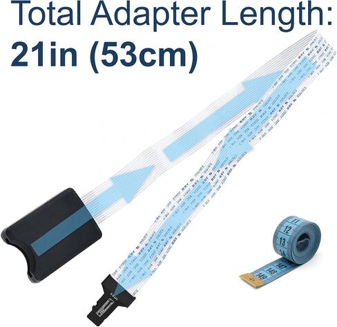 HQRP 2-Pack Micro SD to SD Card Male to Female Extension Cable Adapter - Flexible TF Card Extender for 3D Printer, Car GPS, DVR, Raspberry Pi, Ender 3 V2, CR-10 in Saudi Arabia
