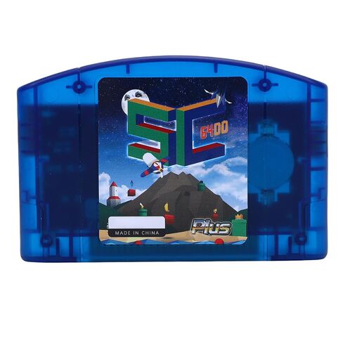 Serounder Open Source Flash Cartridge for N64, 64DD Emulation Flash Cart Supports SMS GG CHF ROM, Auto Save Backup Retro Gaming, for Nostalgic Game Players (Red Transparent) in Saudi Arabia
