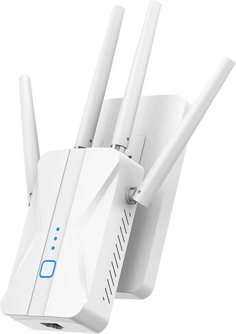 ROQRL WiFi Extender 2026 AC1200 Dual Band 5GHz/2.4GHz Signal Booster Up to 15,999 Sq.ft, 3-in-1 Wireless Repeater Router Amplifier for Home with Ethernet Port in Saudi Arabia