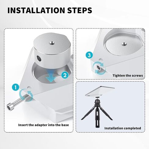 Lightweight Tripod Mount for Starlink Mini, Portable Satellite Mount with 360° Swivel Ball Head, Adjustable Holder for Camping, RV, Travel & Outdoor Activities in Saudi Arabia