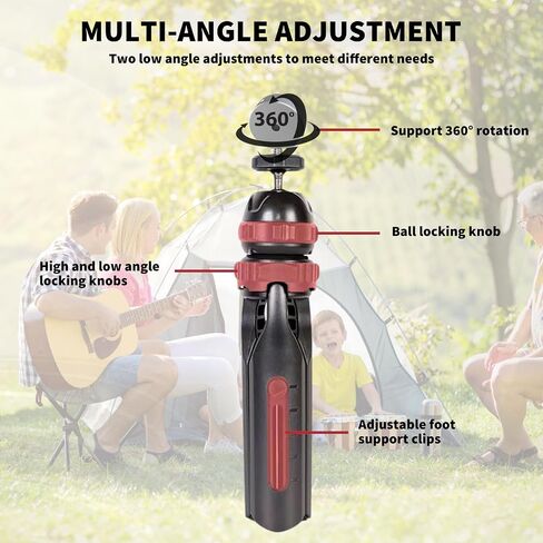 Lightweight Tripod Mount for Starlink Mini, Portable Satellite Mount with 360° Swivel Ball Head, Adjustable Holder for Camping, RV, Travel & Outdoor Activities in Saudi Arabia