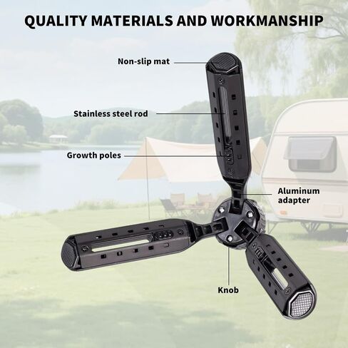Lightweight Tripod Mount for Starlink Mini, Portable Satellite Mount with 360° Swivel Ball Head, Adjustable Holder for Camping, RV, Travel & Outdoor Activities in Saudi Arabia