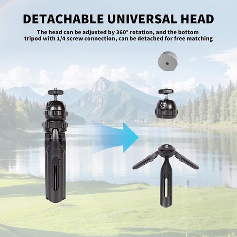 Lightweight Tripod Mount for Starlink Mini, Portable Satellite Mount with 360° Swivel Ball Head, Adjustable Holder for Camping, RV, Travel & Outdoor Activities in Saudi Arabia