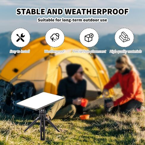 Lightweight Tripod Mount for Starlink Mini, Portable Satellite Mount with 360° Swivel Ball Head, Adjustable Holder for Camping, RV, Travel & Outdoor Activities in Saudi Arabia