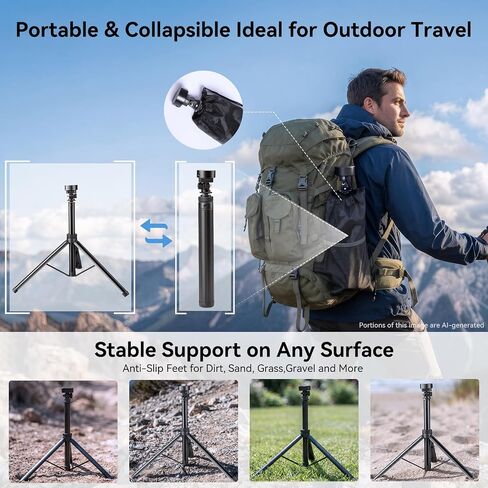Starlink Mini Tripod Stand, Foldable Mini Mount for 2025 Starlink Mini in Saudi Arabia