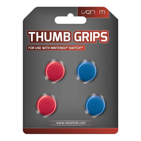 Venom Joy Con & Pro Controller Thumb Grips - Red & Blue (Nintendo Switch) in Saudi Arabia