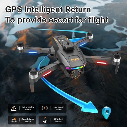 طائرات بدون طيار LF678 GPS مع كاميرا للبالغين 4K، شاشة 4.5 بوصة على وحدة التحكم in Kuwait