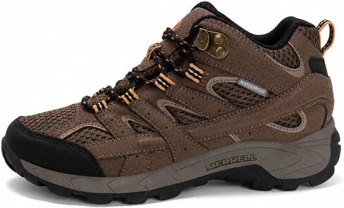 حذاء Merrell للجنسين للأطفال Moab 2 Mid WTRPF للمشي لمسافات طويلة in Kuwait