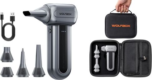 WOLFBOX MF70 Compressed Air Duster and Hard Carrying Case in Saudi Arabia